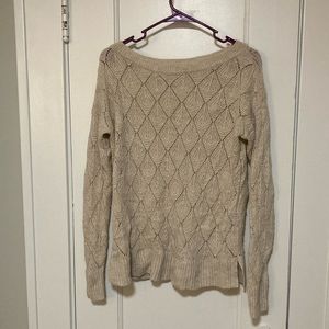 Oatmeal knit sweater